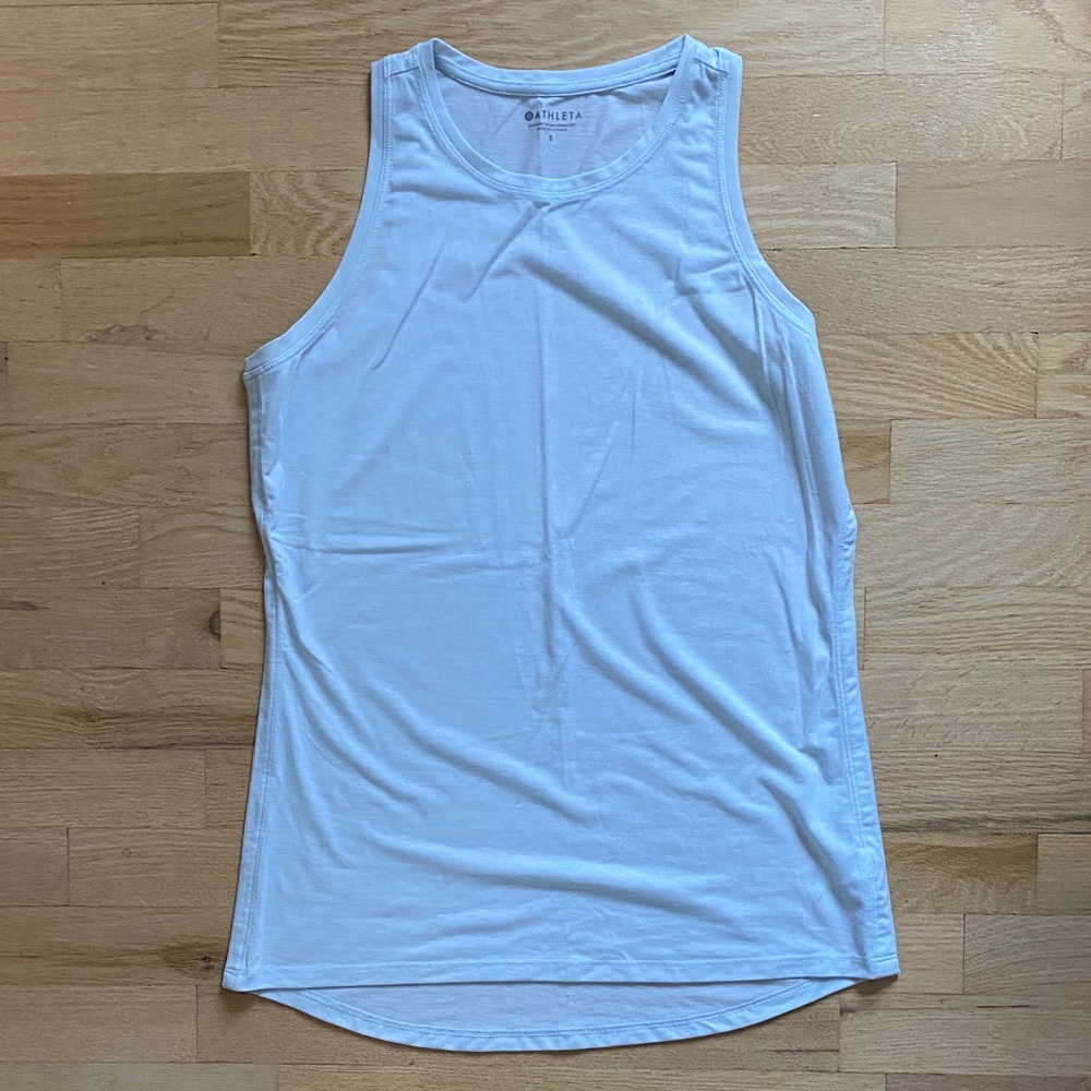 Athleta Pale Blue Racerback Tank